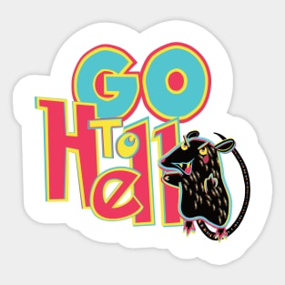 Go to Hell Sticker